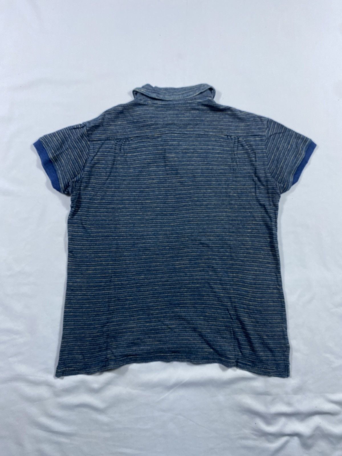 Kapital Kapital Stripe Clasic Polo Shirt Size US S / EU 44-46 / 1 - 3 Thumbnail