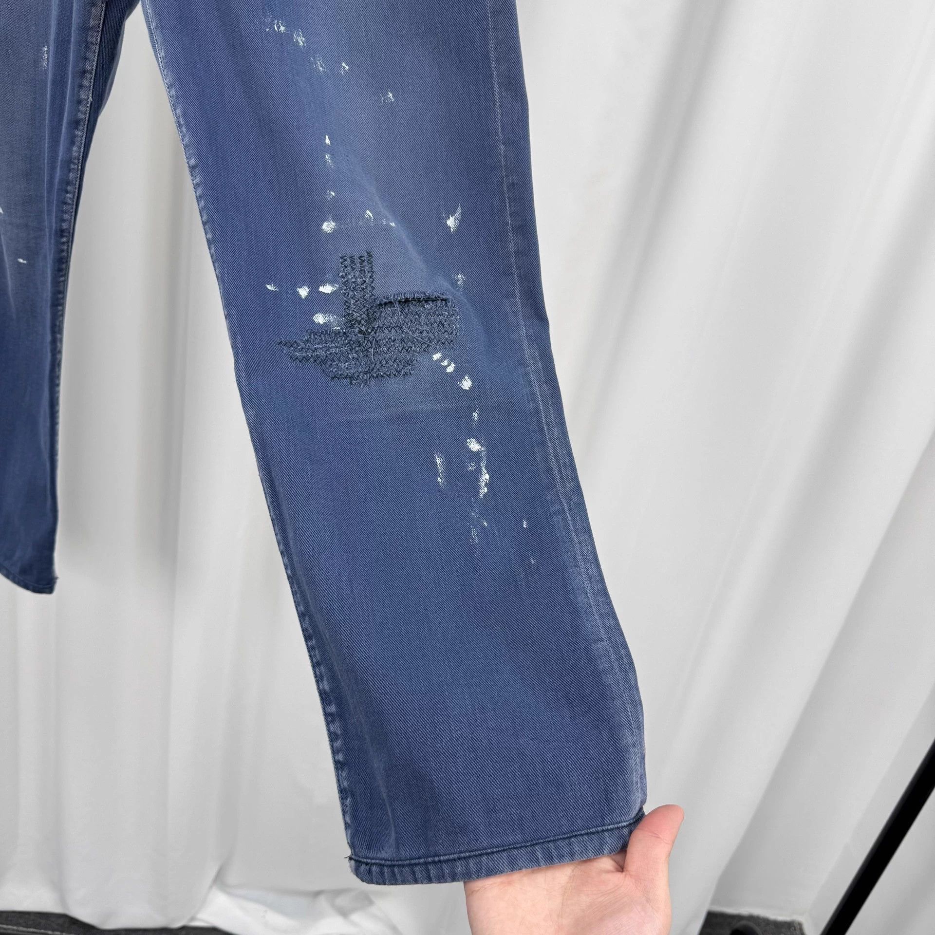 Dior Dior Splatter Washed Jeans W31 99 New Size US 31 - 4 Thumbnail