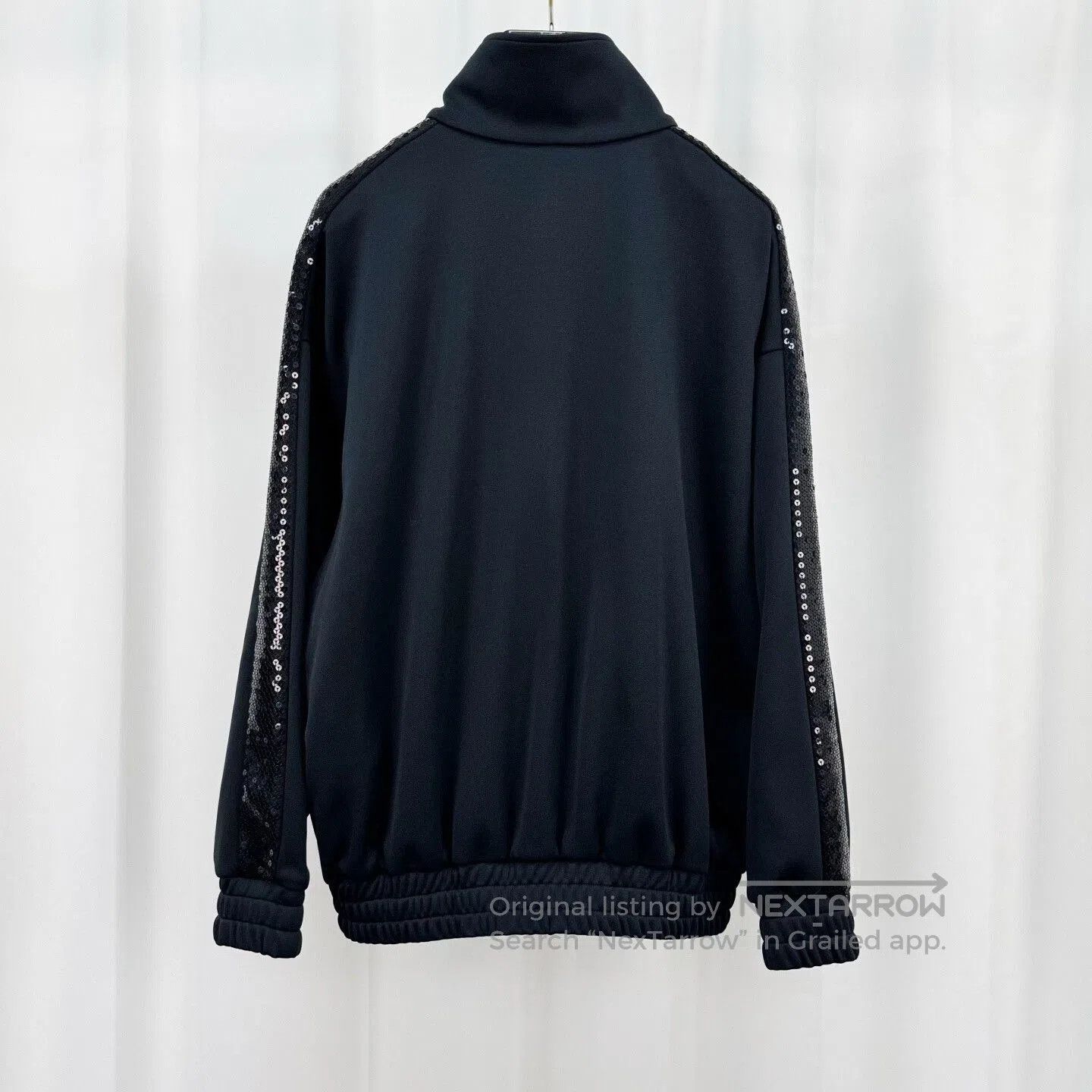 Celine black sequin embroidered zip jacket. Size XS / US 0-2 / IT 36-38 - 2 Thumbnail