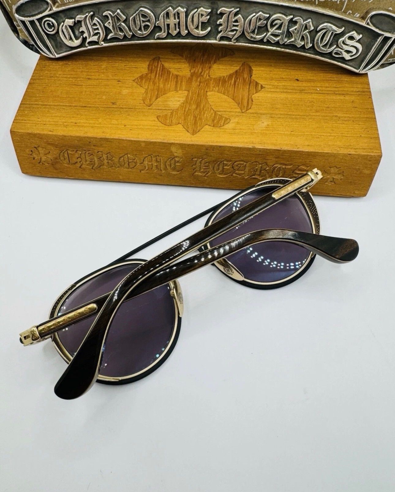 Chrome Hearts Chrome Hearts PREYANK II Sunglasses Size ONE SIZE - 12 Thumbnail