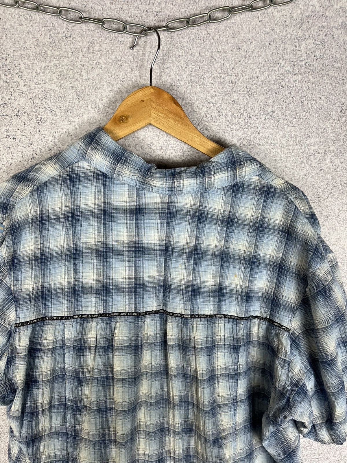 Just Cavalli Vintage Just Cavalli Short Sleeve Shirt Size US L / EU 52-54 / 3 - 3 Thumbnail