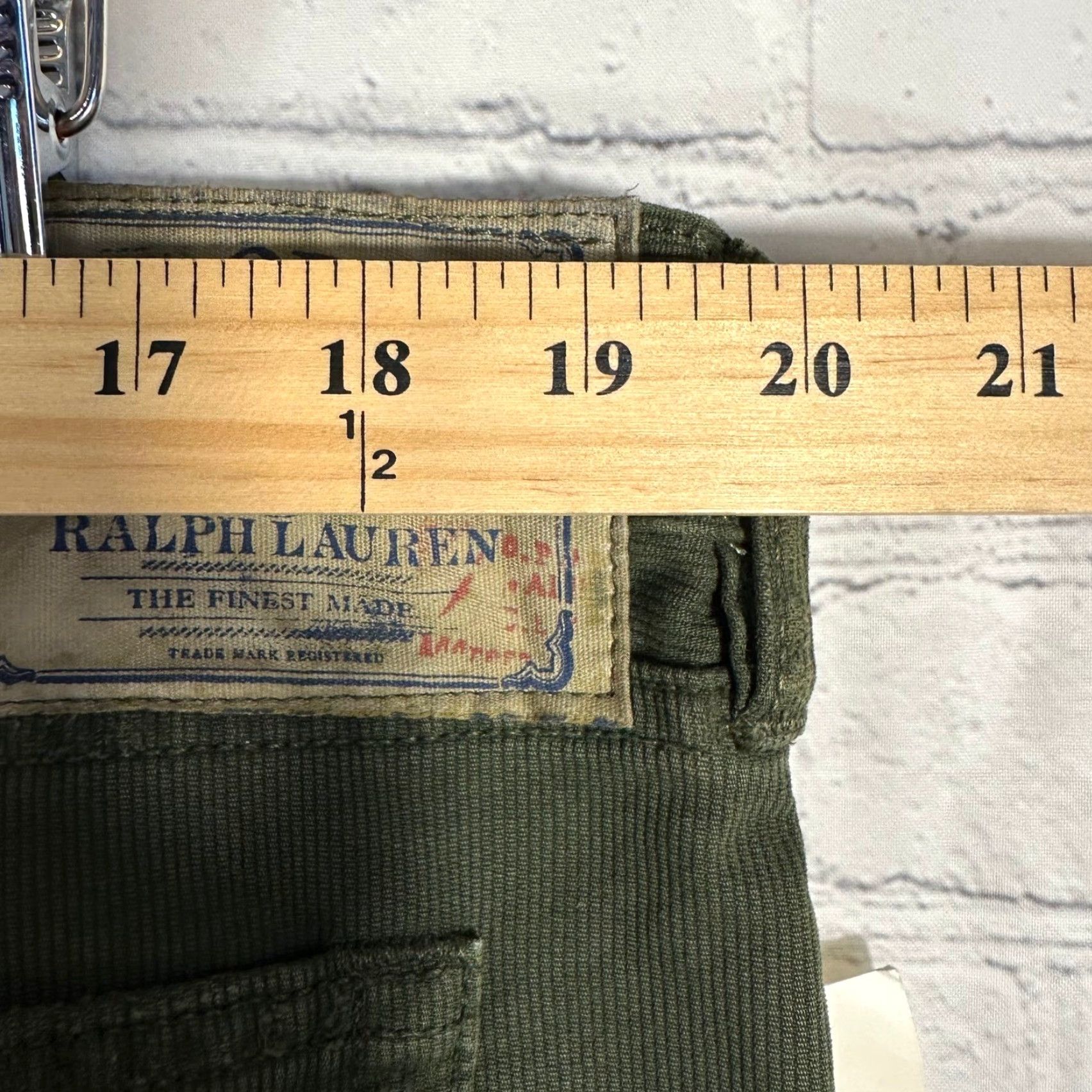 Polo Ralph Lauren Polo Ralph Lauren Mens 38x30 Bootcut Corduroy Pants Olive Green NWT Size US M / EU 48-50 / 2 - 6 Thumbnail