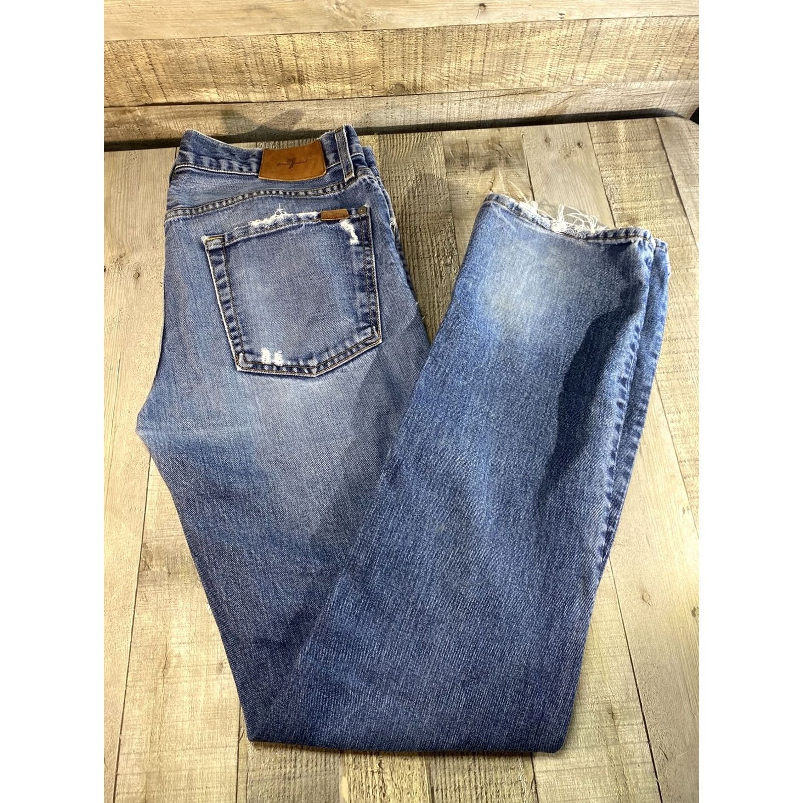 7 For All Mankind NWT 7 For All Mankind Jeans The Straight Active Sport 32x32 Blue Men Regular Tapered Straight Leg 8 In Inseam Size US 32 / EU 48 - 2 Thumbnail