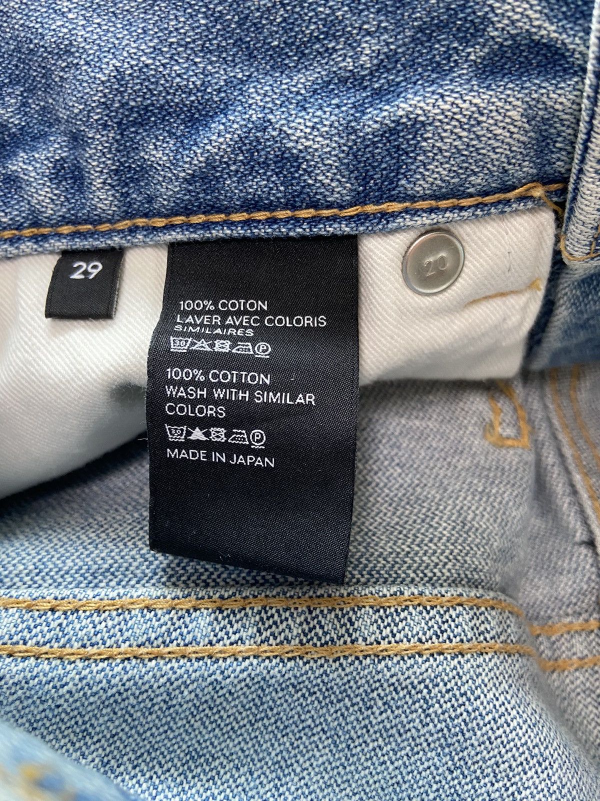 Celine × Hedi Slimane 29 Celine SS20 Peer wash bootcut flare jeans denim pants Size US 29 - 6 Thumbnail