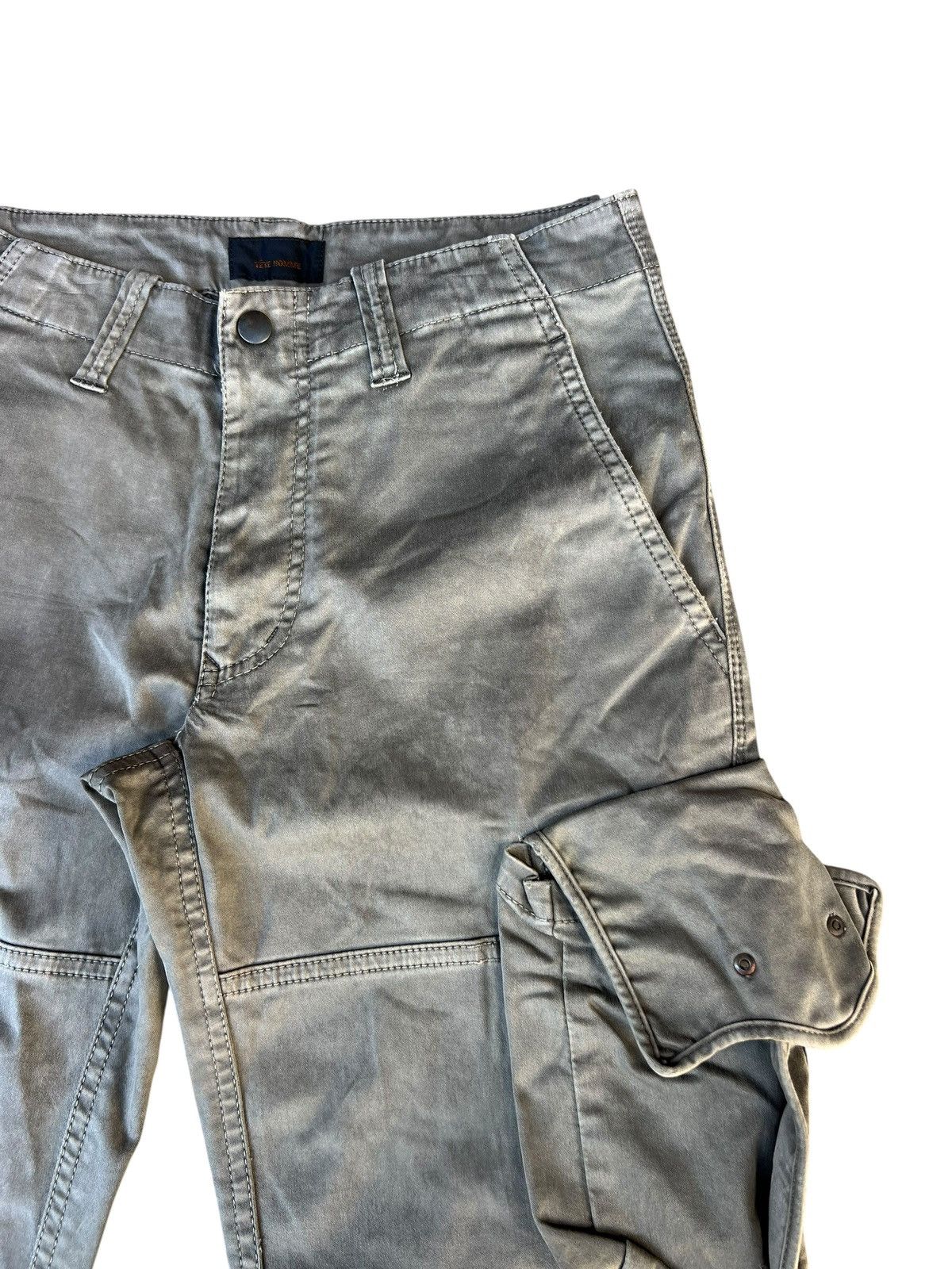 Tete Homme Tete Homme Gas Mask Cargo Stretch Trouser Flare Pant Size US 28 / EU 44 - 11 Thumbnail
