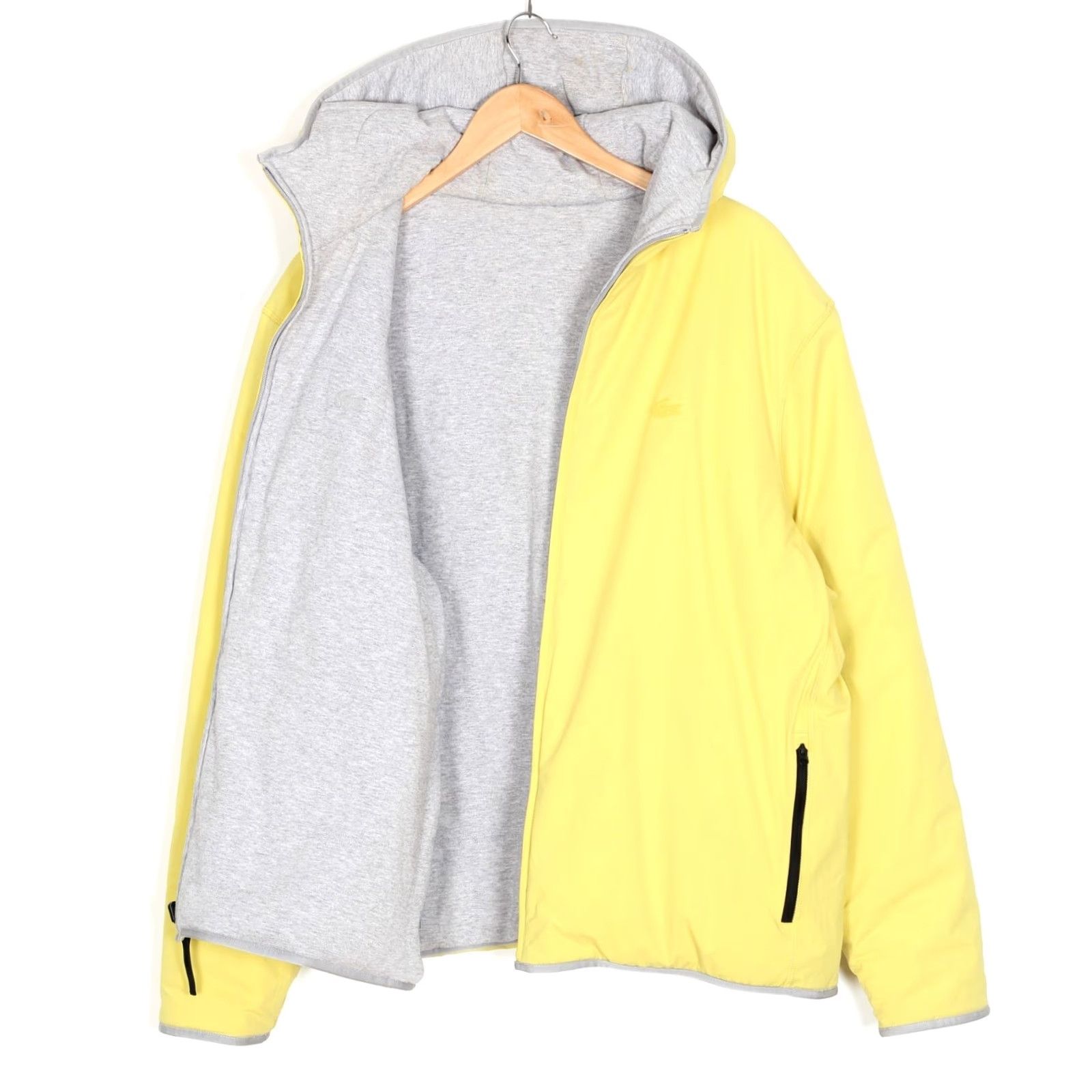 Lacoste LACOSTE Reversible Hooded Puffer Jacket Men XL MJ6392 Yellow / Grey Jacket Mens XL Reversible Hooded Puffer Jacket Size US XL / EU 56 / 4 - 4 Thumbnail