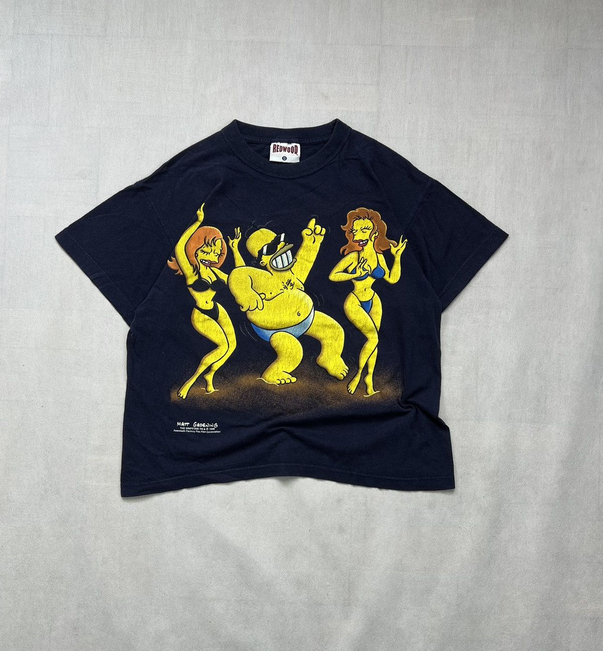 The Simpsons × Vintage Tshirt The Simpsons 1998 Vintage Biniki Summer Size US S / EU 44-46 / 1 - 1 Thumbnail
