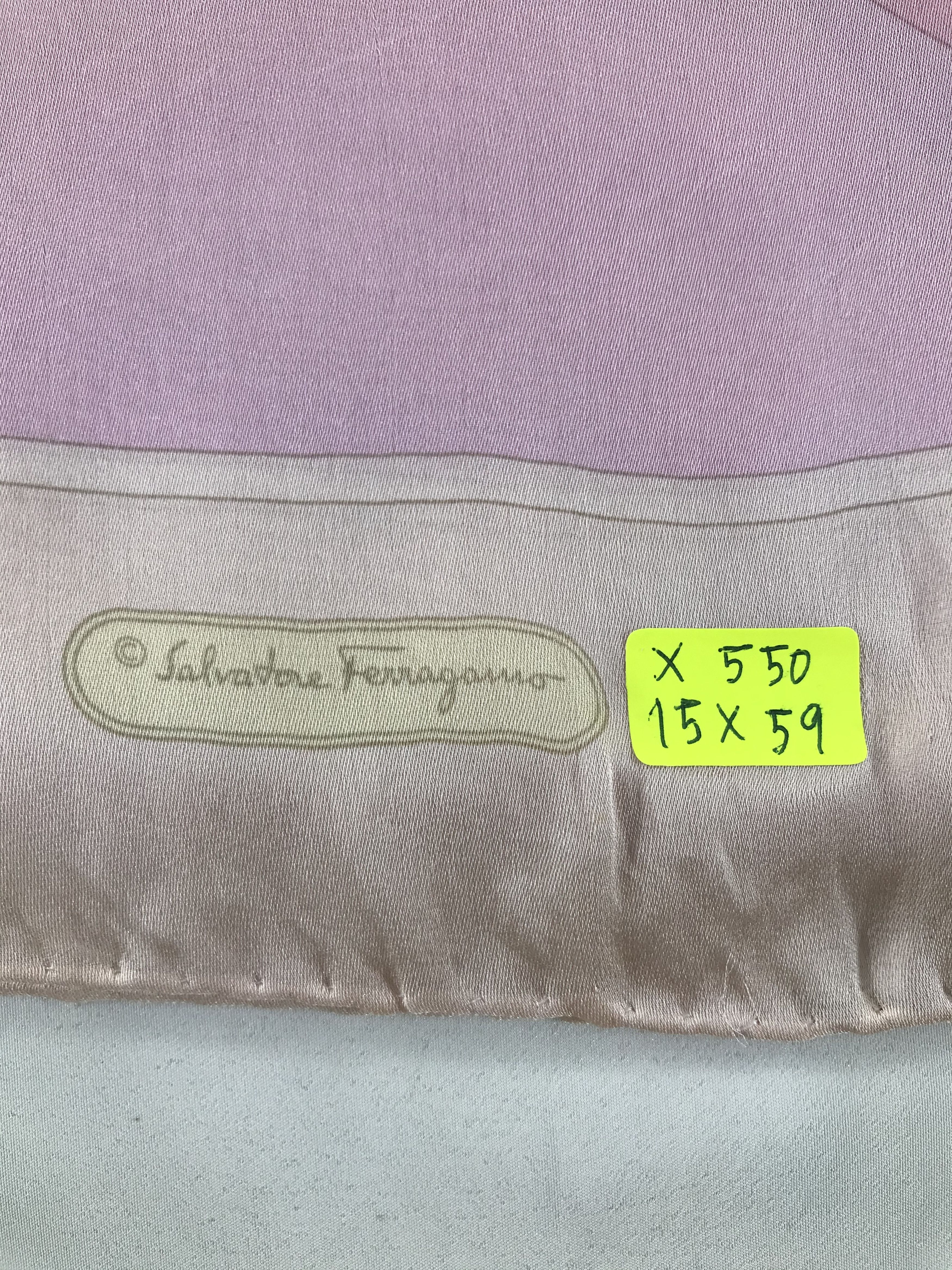 Vintage Vintage Salvatore Ferragamo Silk Scarf Size ONE SIZE - 6 Thumbnail