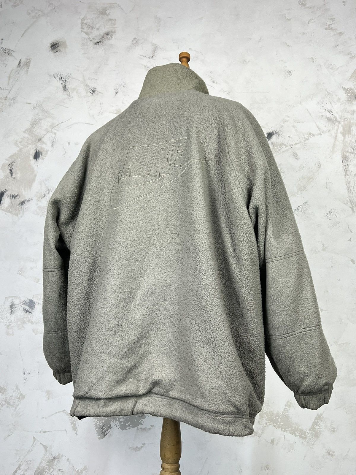 Nike Vintage Nike Reversible Anorak Fleece Jacket Big Logo XL Size US XL / EU 56 / 4 - 5 Thumbnail