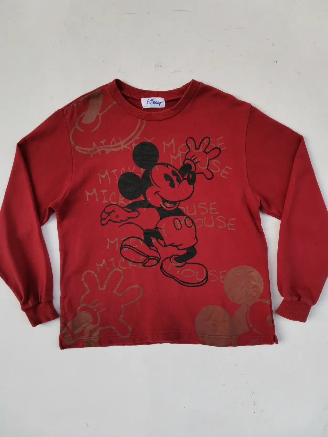 Disney × Mickey Mouse Disney Mickey Mouse Big Logo Sweatshirts Size US M / EU 48-50 / 2 - 1 Thumbnail