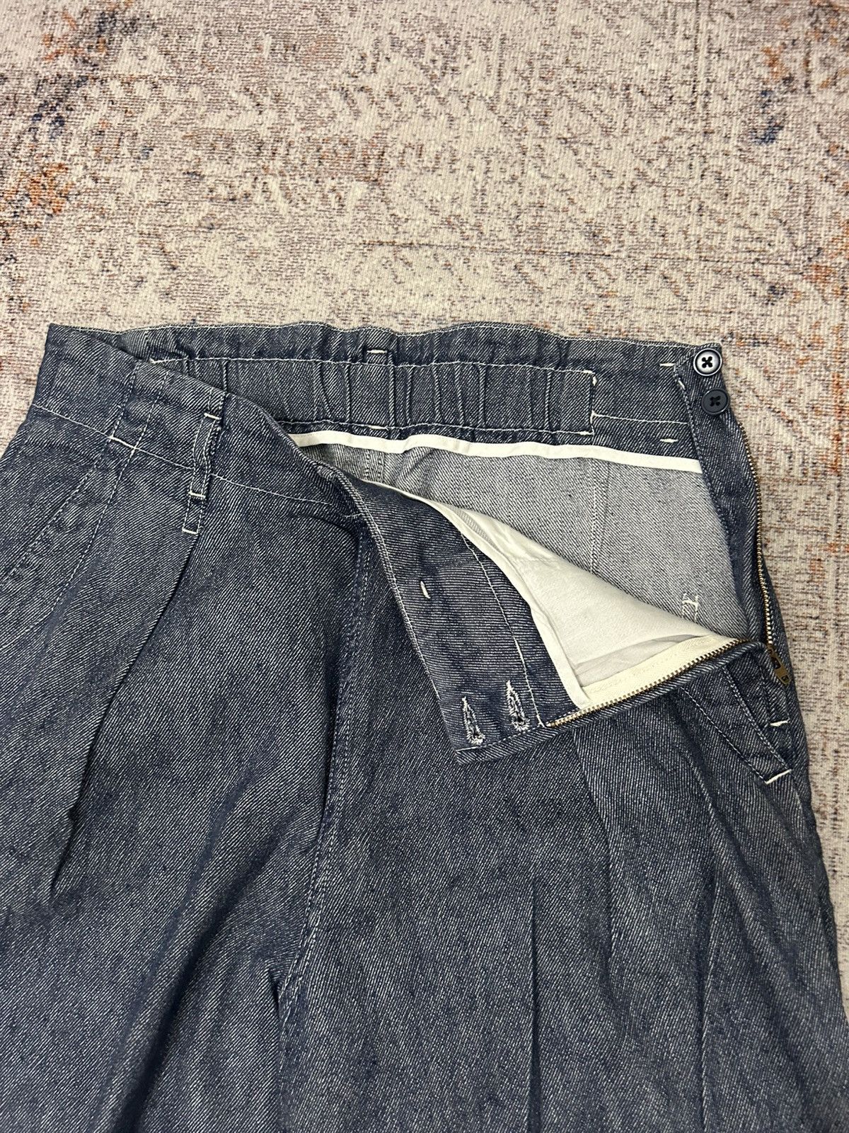 Japanese Brand × Yohji Yamamoto Coen Japan Baggy Jeans Left Side Zipper yohji style Size US 29 - 8 Thumbnail