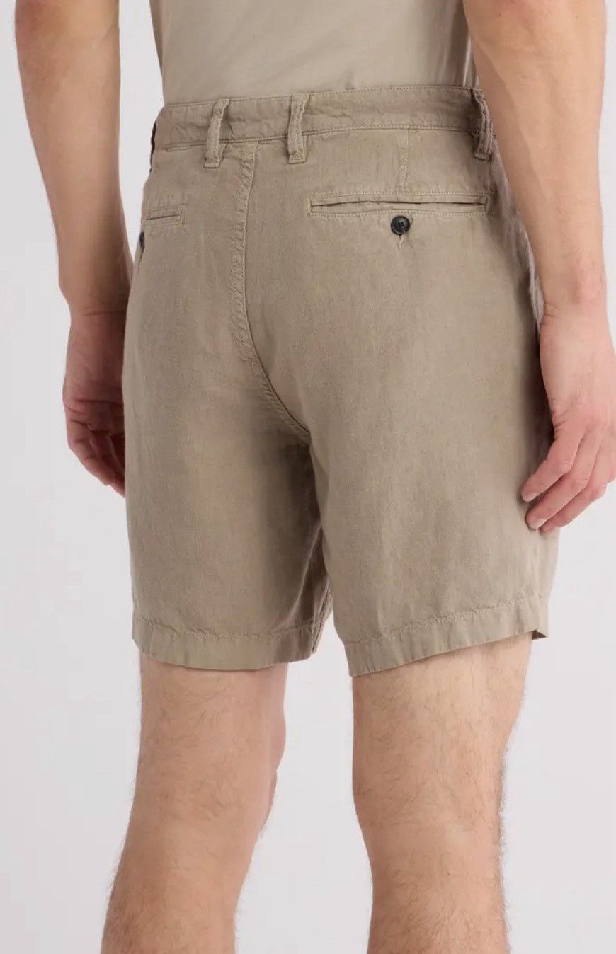 John Varvatos Johny Flat Front Linen Blend Shorts 30 Size US 30 / EU 46 - 3 Thumbnail