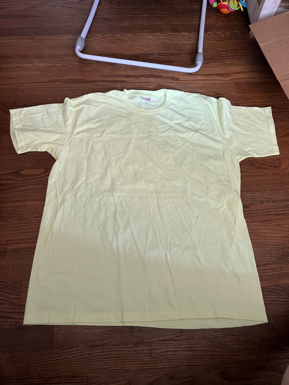 Supreme supreme plain blank short sleeve t shirt men’s xl green Size US XL / EU 56 / 4 - 1 Thumbnail