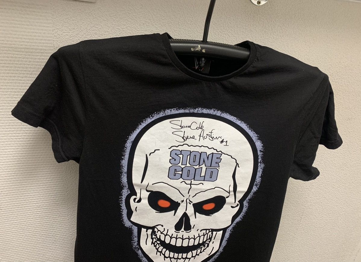 Vintage Stone cold vintage big logo austin 3;16 black t-shirt L sz Size US L / EU 52-54 / 3 - 3 Thumbnail