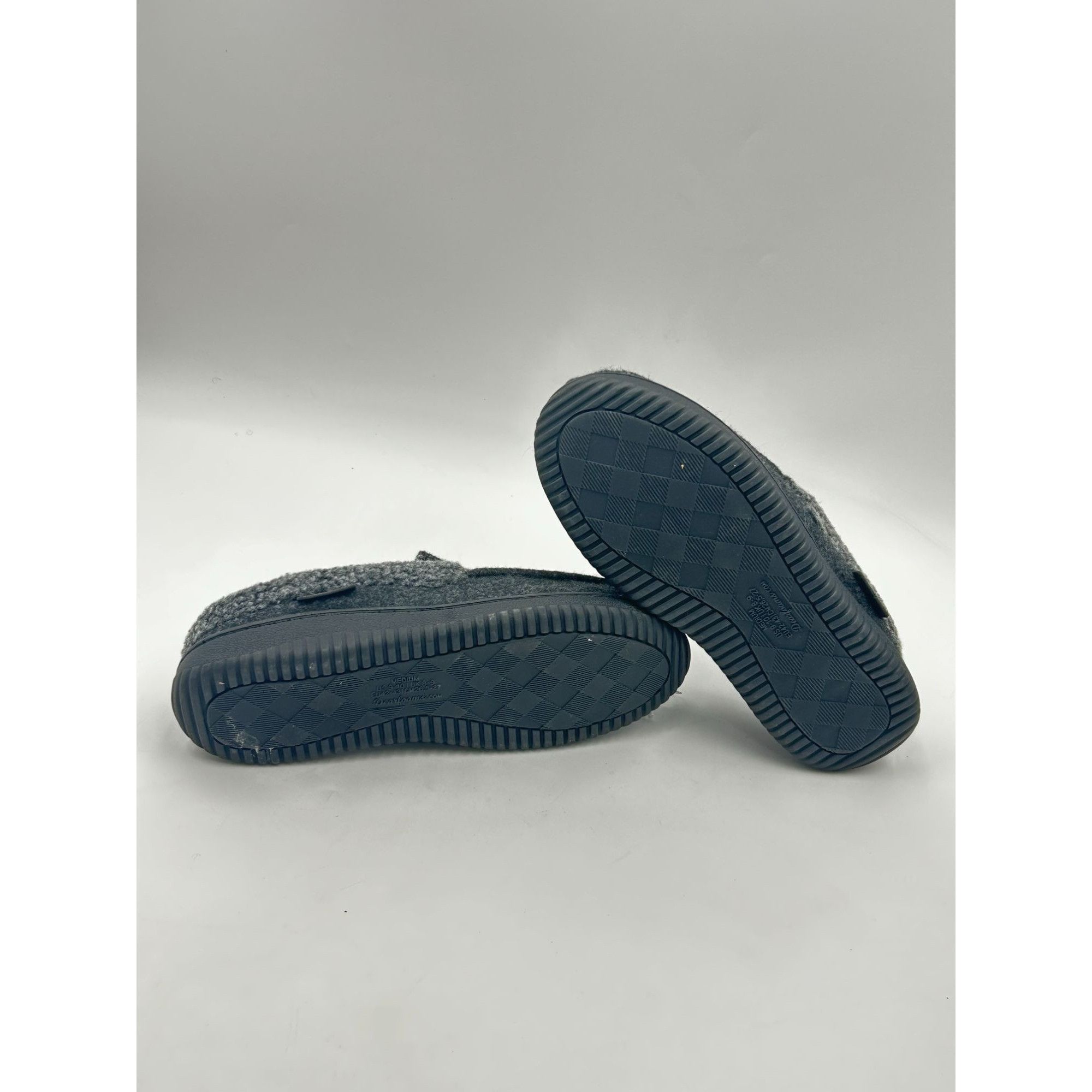 Other Dearfoams Mens Slippers M 9-10 Black Memory Foam Indoor Outd Size US 9 / EU 42 - 6 Thumbnail