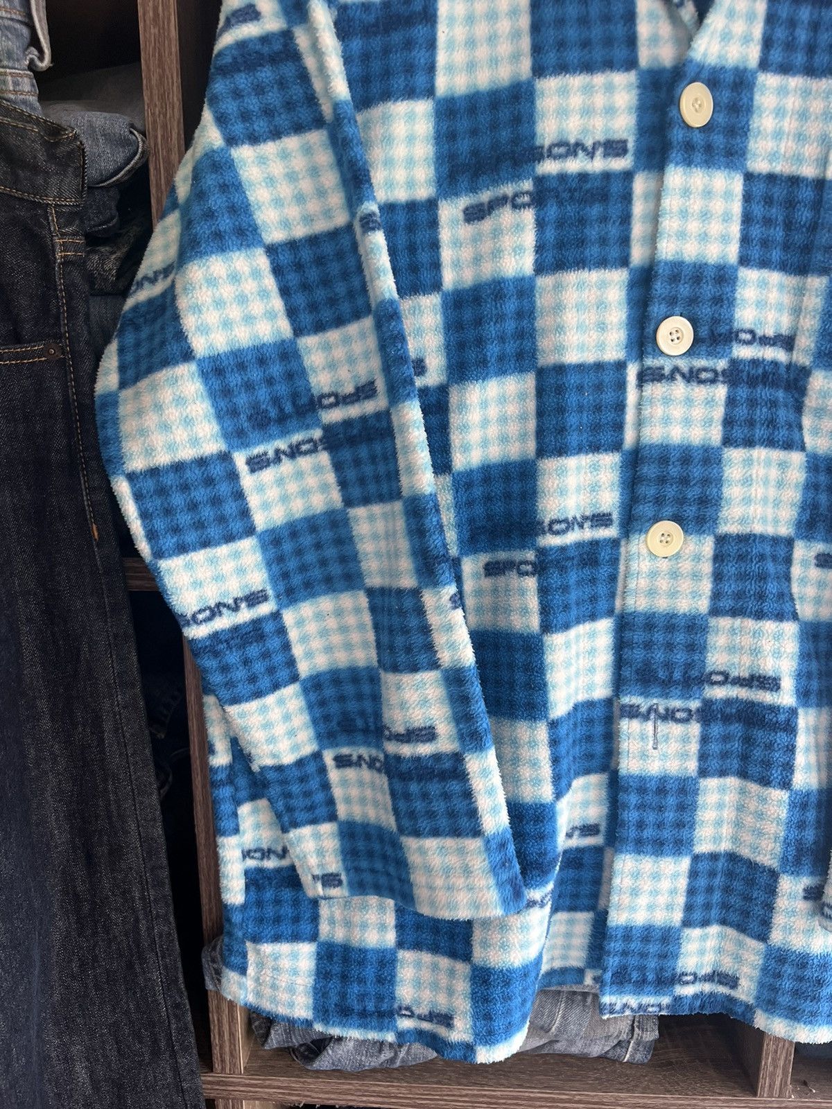 PERSON'S 🔥Person’s Sports Fleece Button Shirt Size US L / EU 52-54 / 3 - 5 Thumbnail