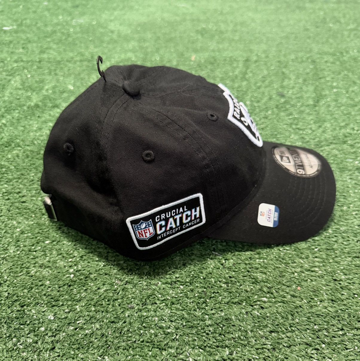 New Era New Era 9TWENTY Las Vegas Raiders Crucial Catch 2023 NFL Hat Size ONE SIZE - 2 Thumbnail