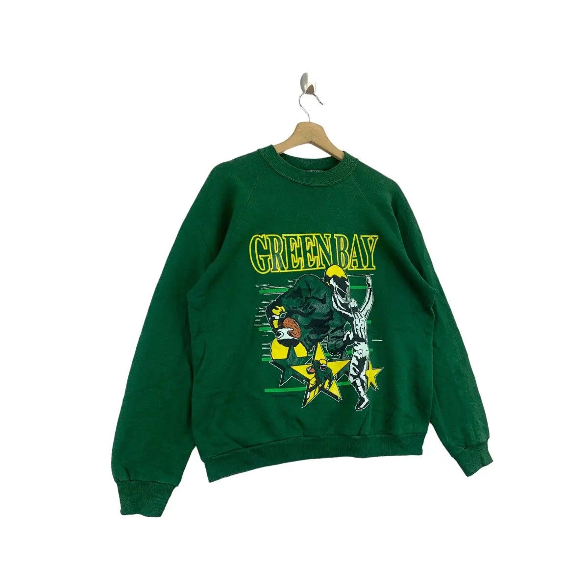 Vintage Vintage 1997 GREEN BAY PACKERS NFL Football Sweatshirt NFC Size L / US 10 / IT 46 - 3 Thumbnail