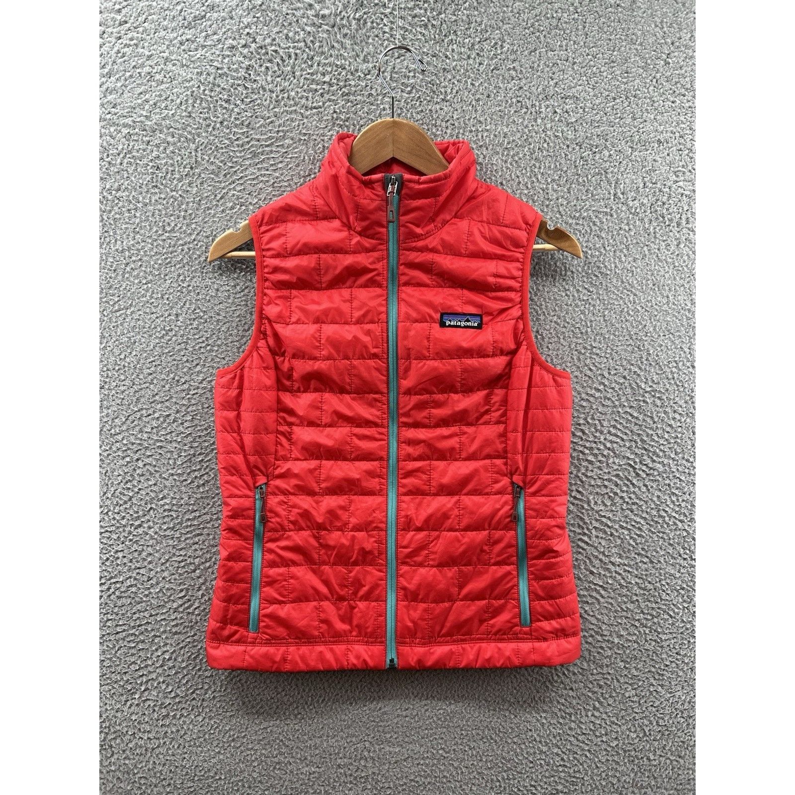 Patagonia Patagonia Nano Puff Primaloft Orange Vest Teal Zipper Small Size S / US 4 / IT 40 - 1 Thumbnail