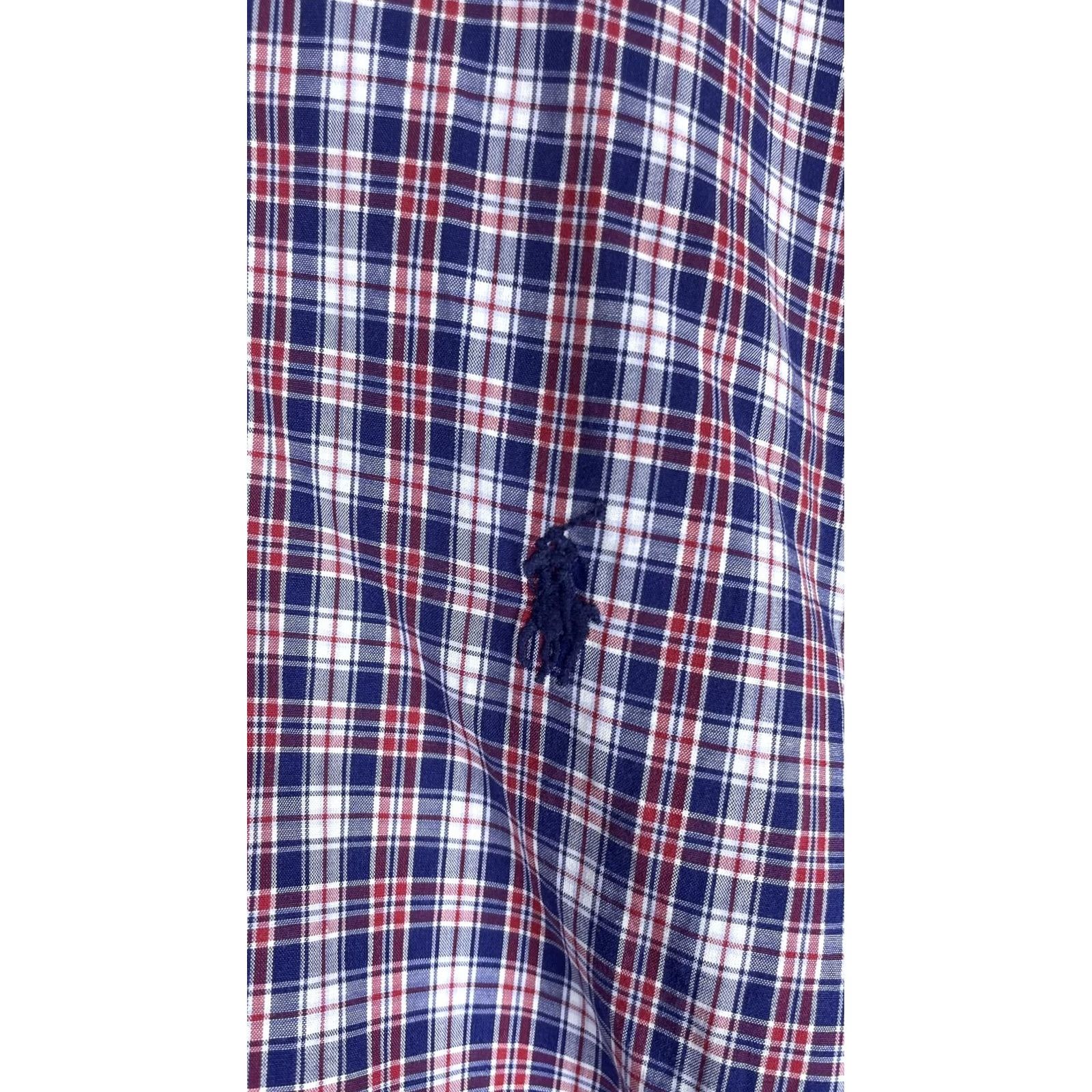 Ralph Lauren Ralph Lauren Blake Shirt Mens XL Blue Plaid Short Sleeve Button-Down Pony Size US XL / EU 56 / 4 - 2 Thumbnail