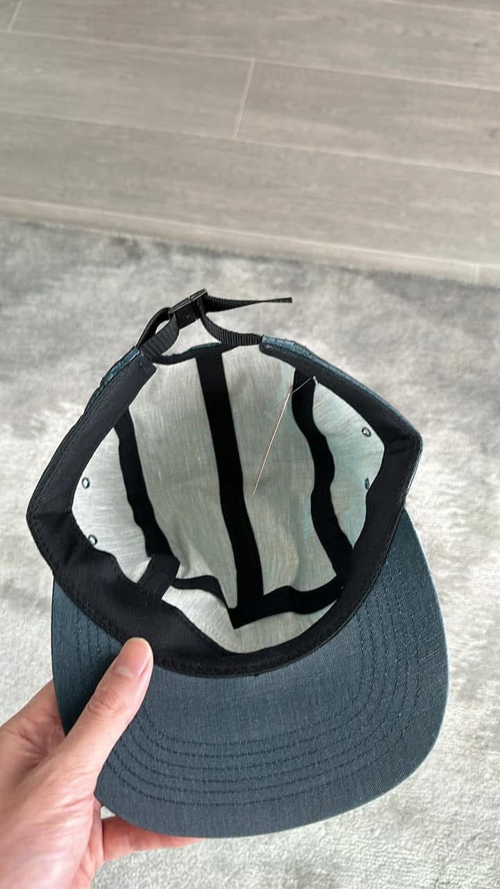Supreme Supreme SS18 Navy Linen Camp Cap Size ONE SIZE - 3 Thumbnail