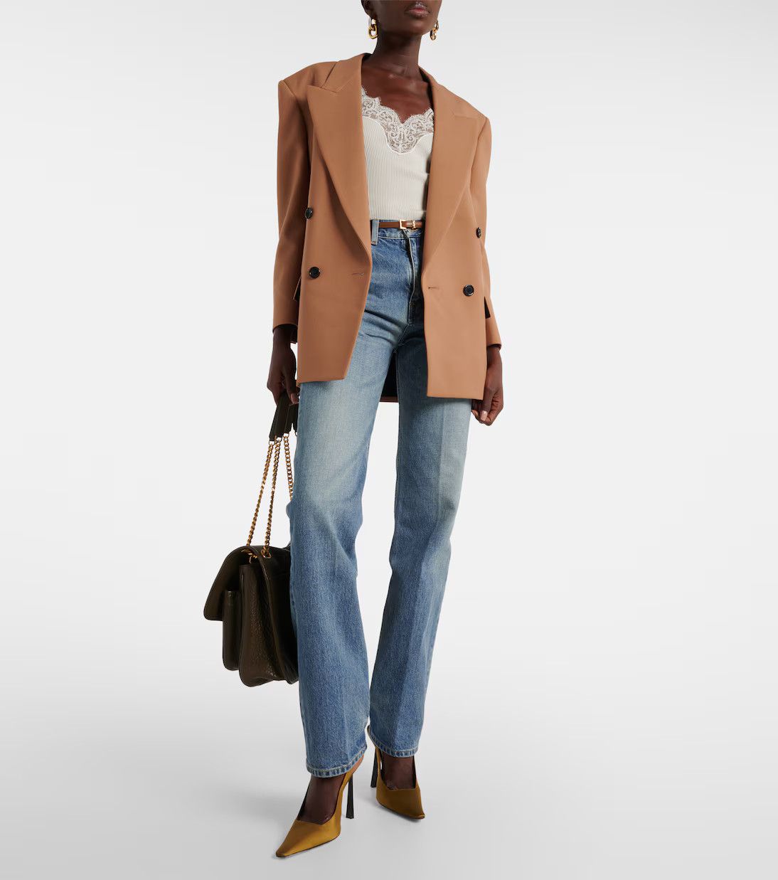 Saint Laurent Paris o1y0126 Denim Pant in Blue Size 29" - 2 Thumbnail