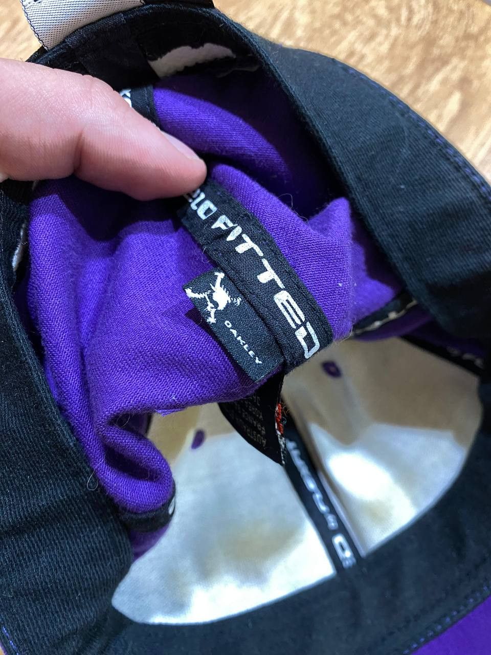 Oakley Hats Vintage purple Cap Oakley big logo Y2K streetwear Size ONE SIZE - 4 Thumbnail