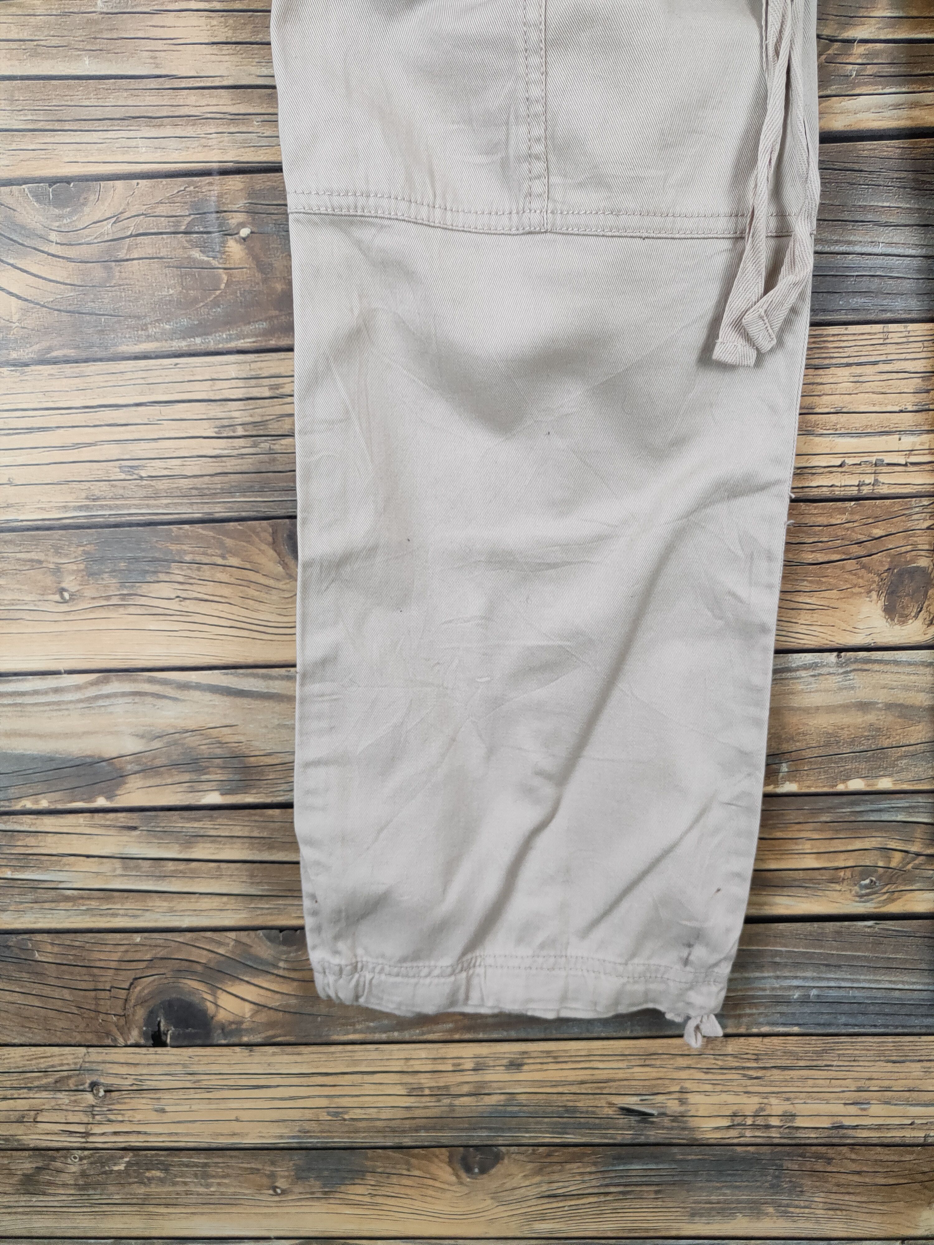 Japanese Brand DL Dack Dive Cream Multipocket Tactical Cargo Pants #W1009 Size US 30 / EU 46 - 11 Thumbnail