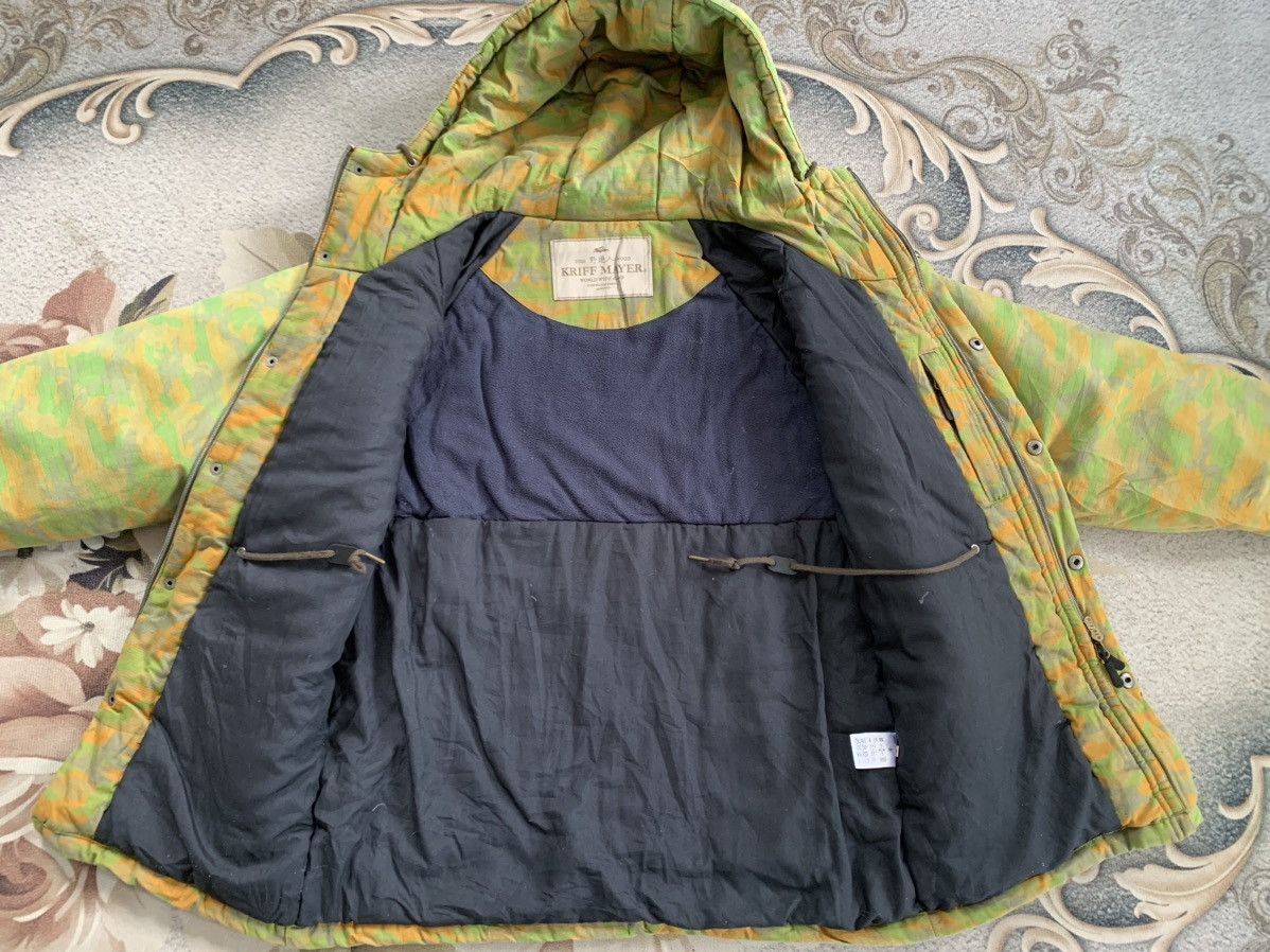 Japanese Brand Kriff Mayor Camo Fire Wood World Wide Camp Jacket Hooded Size US S / EU 44-46 / 1 - 14 Thumbnail