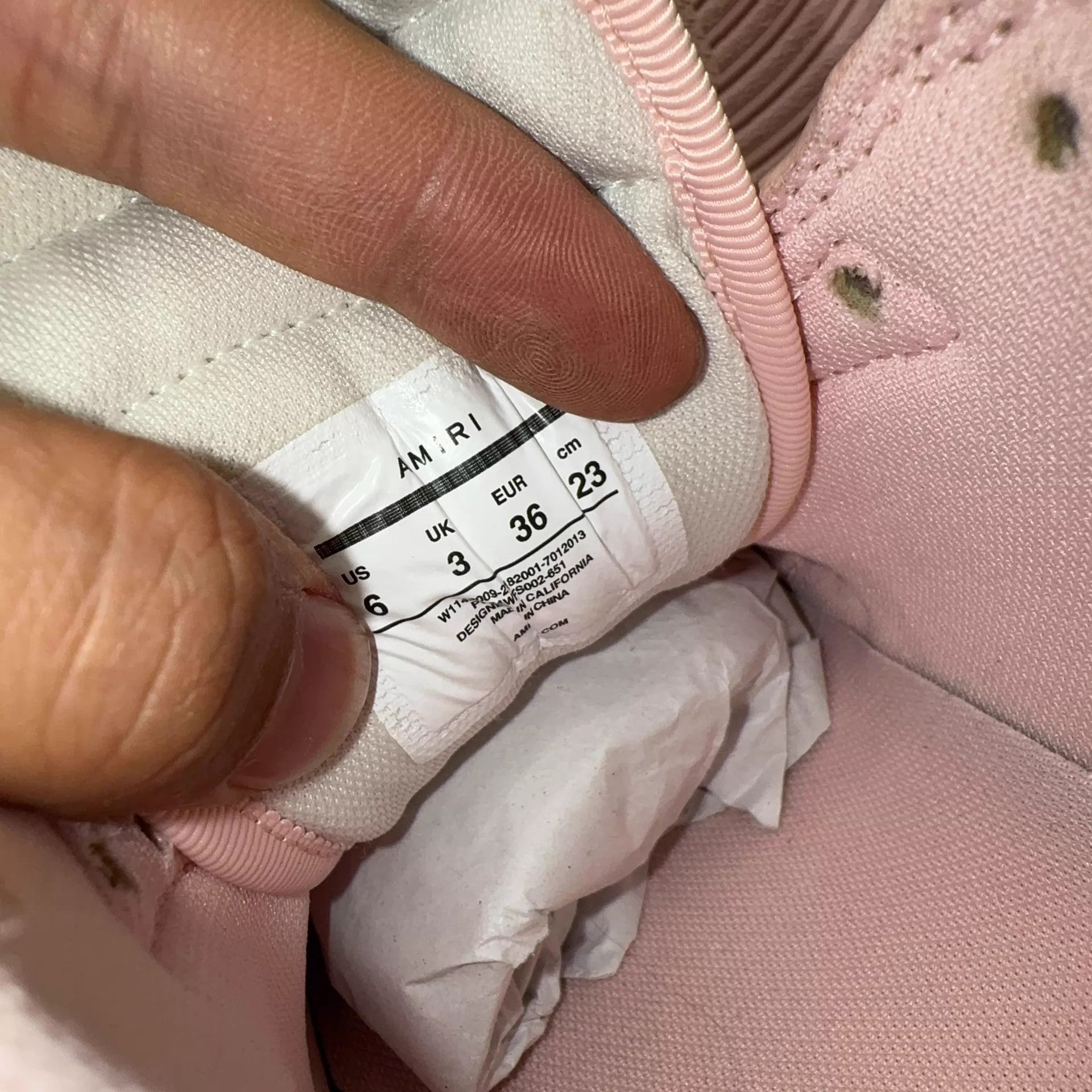 Amiri AMIRI Pink & White Shoes 36 Size US 5.5 / IT 35.5 - 7 Thumbnail