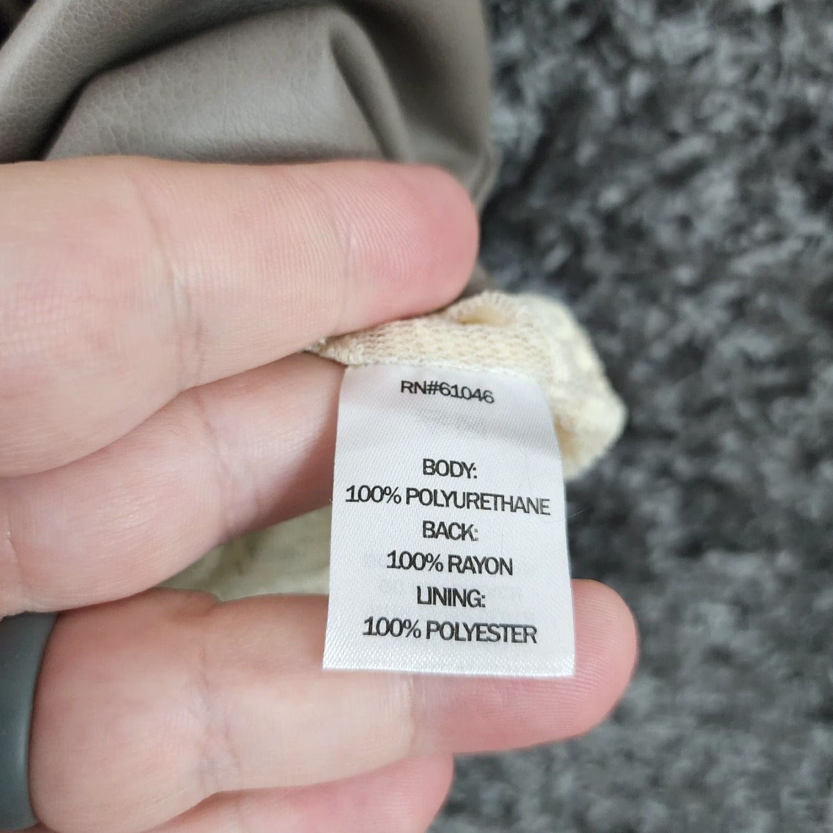 Vintage Vanity Vest Womens L-XL Beige Full Zip Polyurethane Size L / US 10 / IT 46 - 6 Thumbnail
