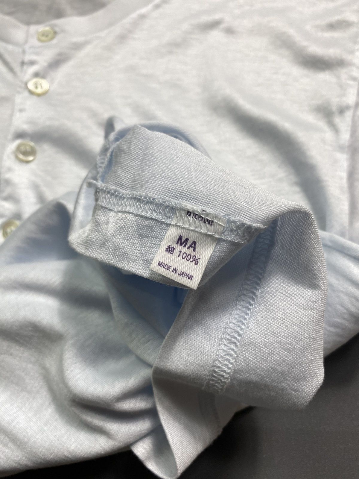 Helmut Lang Helmut Lang Button up Japan Henley Tee Size US M / EU 48-50 / 2 - 4 Thumbnail