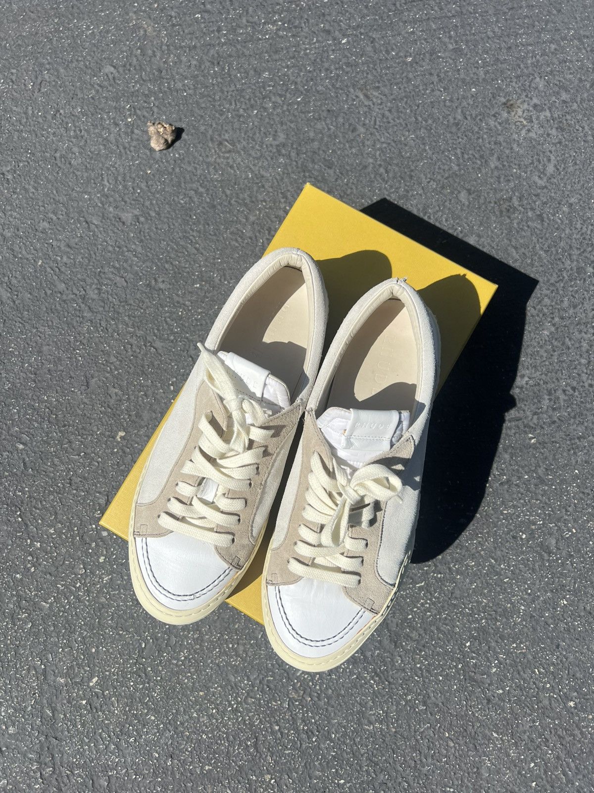 Rhude Rhude White Leather Sneakers Size US 11 / EU 44 - 4 Thumbnail