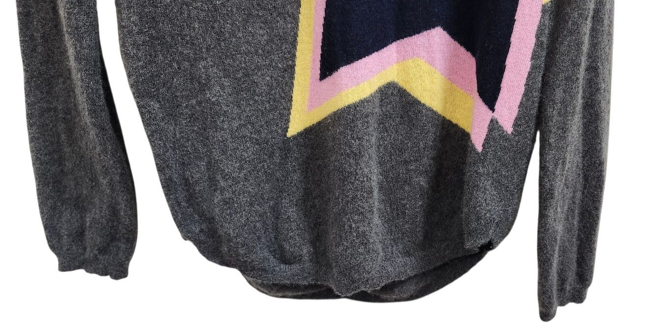 Other WYSE London Gray Cashmere sweater With Stars, Size 1 Size L / US 10 / IT 46 - 5 Thumbnail
