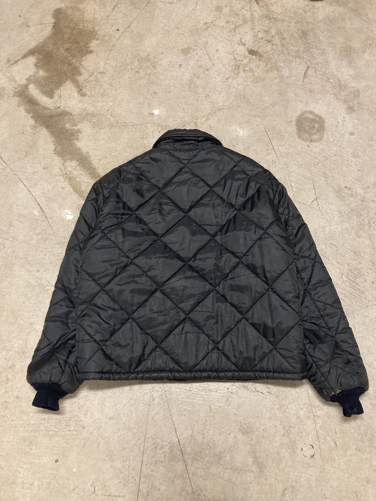 Vintage 60s Sir Jac Diamond Quilted Pile Lined Insulated Jacket Size US L / EU 52-54 / 3 - 6 Thumbnail