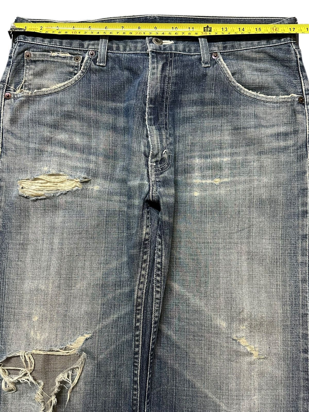 Levi's Vintage 90s Levis 503 Blue Wash Faded Distressed Baggy Jeans Size US 34 / EU 50 - 12 Thumbnail