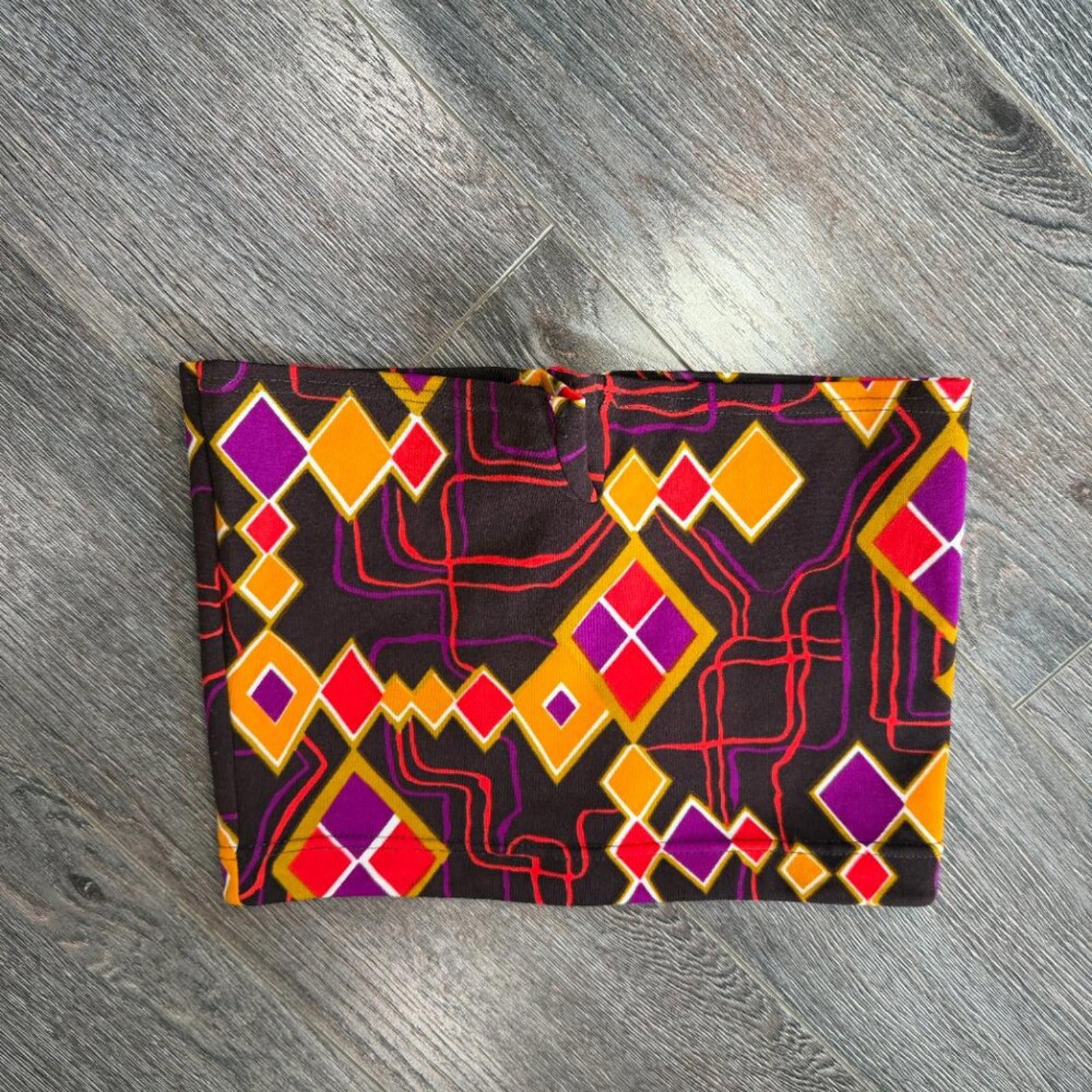 Other Vintage Men Swim Trunk Geometric Print Retro Style Medium Size US 32 / EU 48 - 2 Thumbnail