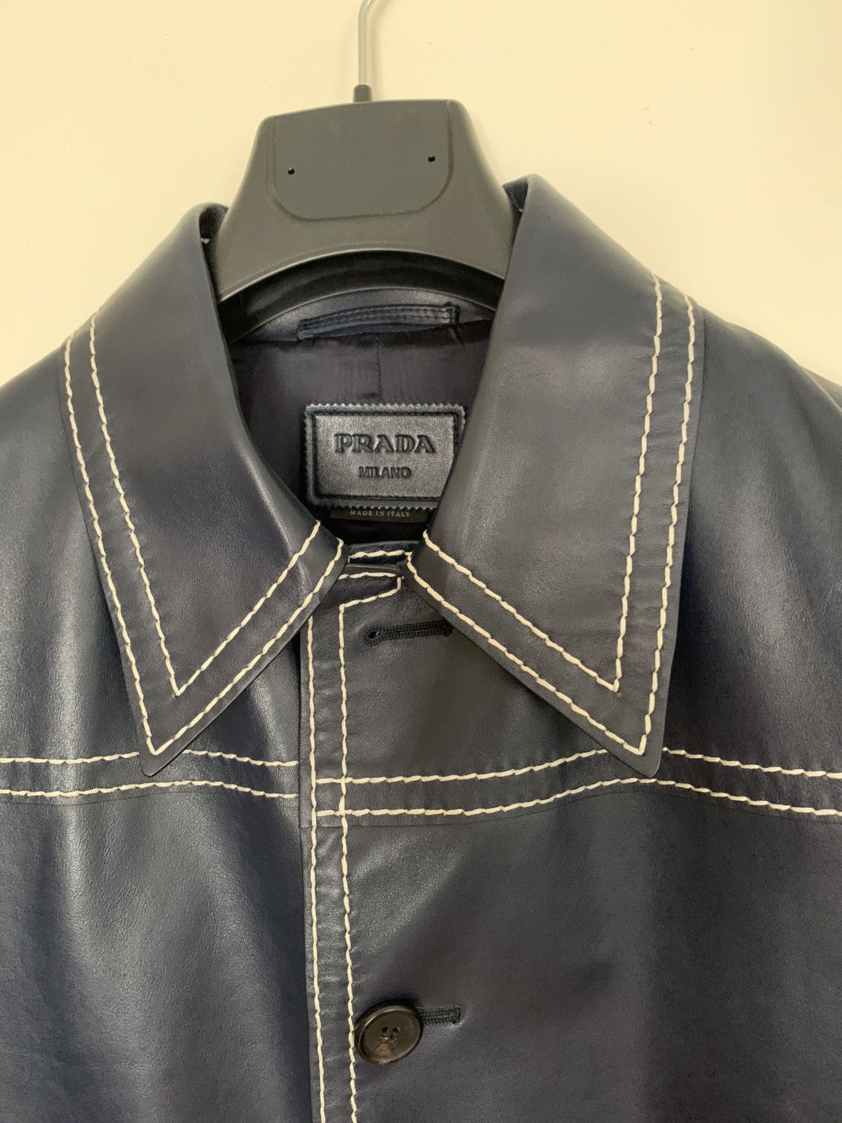 Prada Iconic Prada Leather Coat Size US S / EU 44-46 / 1 - 2 Thumbnail