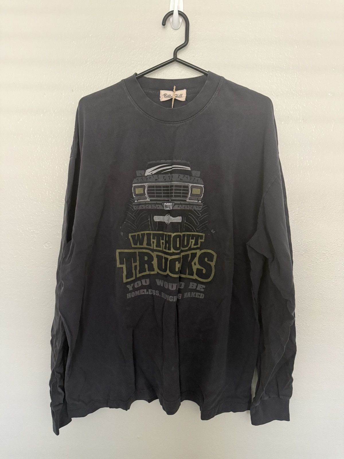 Billy Hill 2023 Billy Hill Collection #17 "Without Trucks" L/S T-Shirt Size US XXL / EU 58 / 5 - 1 Thumbnail
