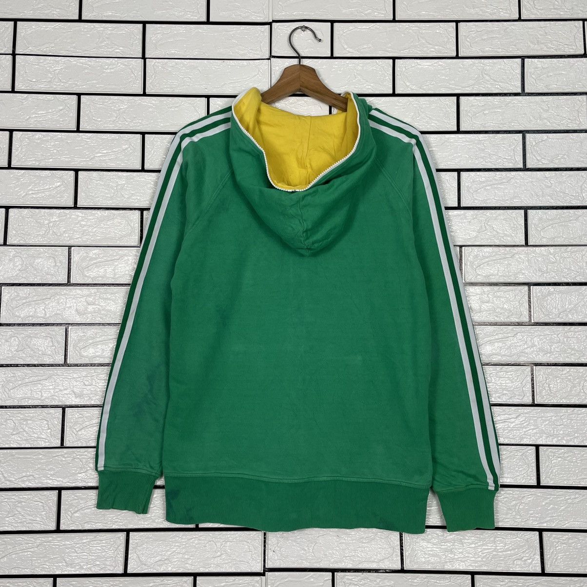 Adidas Adidas Color Block Reversible Zipper Hoodie Jacket Size US S / EU 44-46 / 1 - 7 Thumbnail
