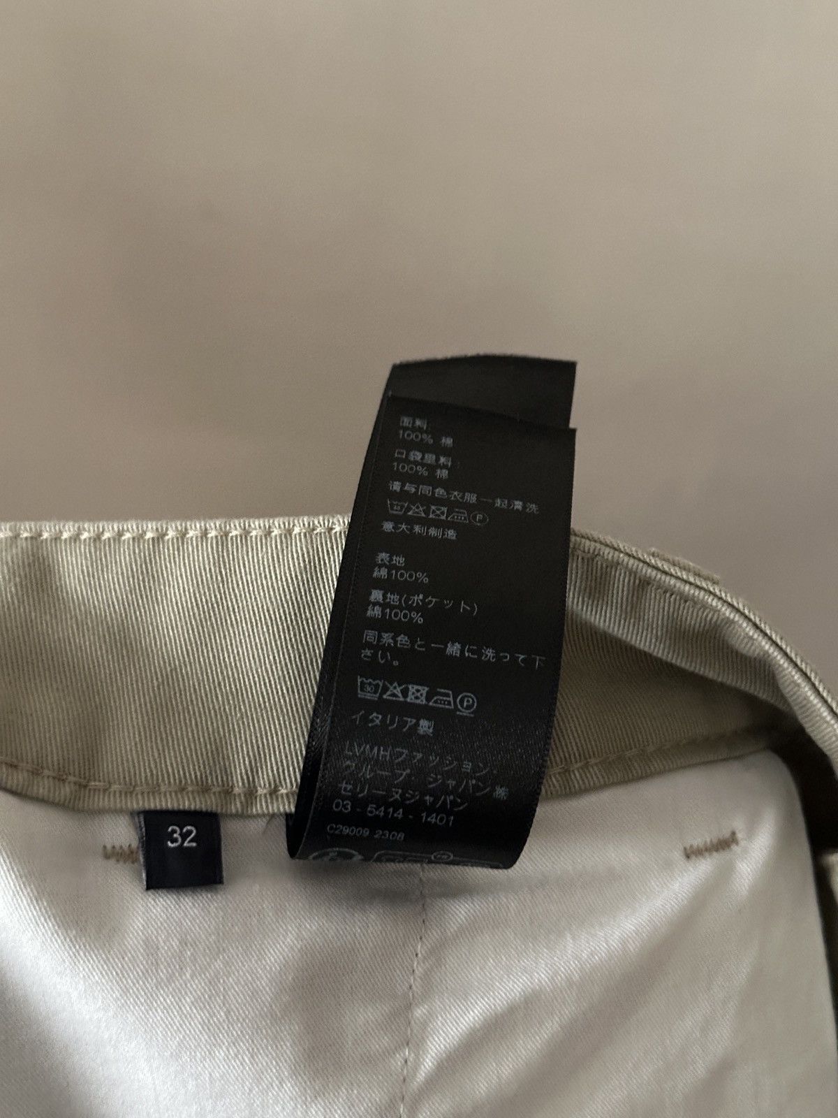 Celine Celine Pantaloni Pantalor raw wash beige twill pants Size US 32 / EU 48 - 7 Thumbnail