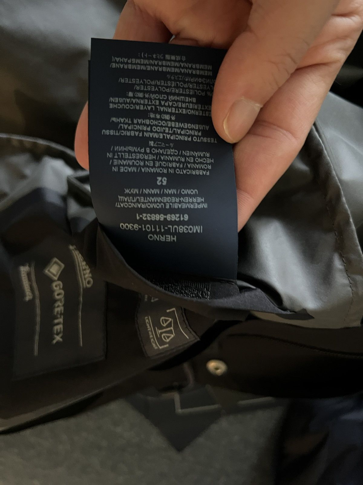 Herno Herno Laminar Raincoat in Gore-Tex Placite Size US L / EU 52-54 / 3 - 8 Thumbnail