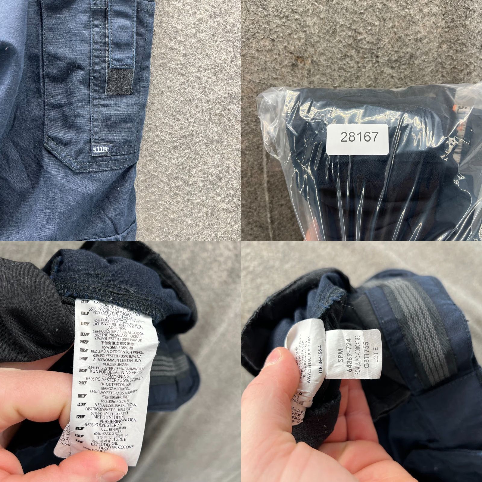 Vintage VINTAGE? No — 5.11 Tactical Pants Women 12 Blue Cargo Ripstop TACLITE EMS 64369 Size 34" / US 12 / IT 48 - 8 Thumbnail