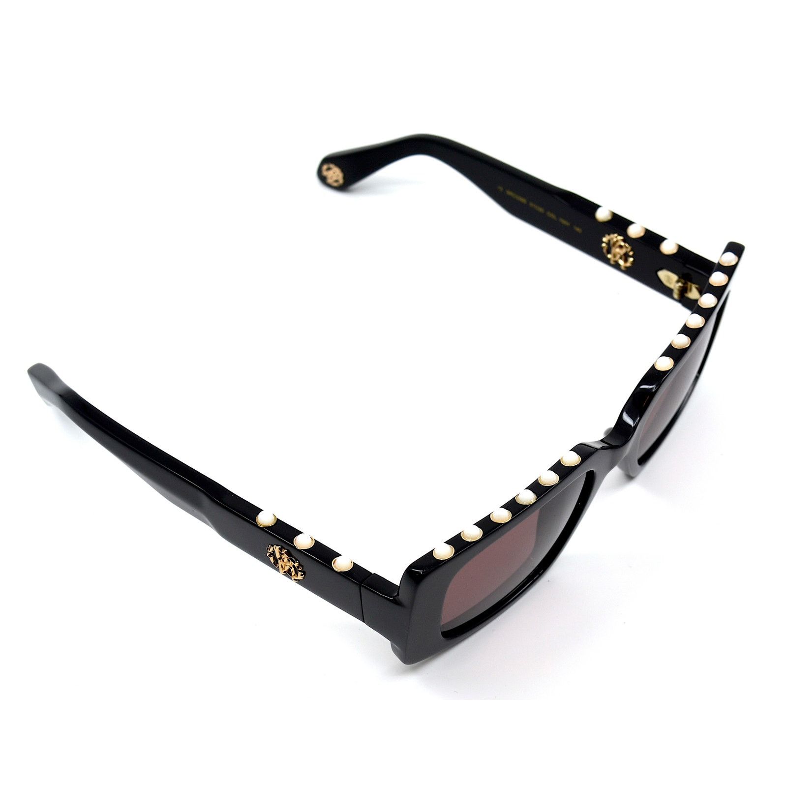 Roberto Cavalli ROBERTO CAVALLI SRC039S BLACK PURPLE AUTHENTIC SUNGLASSES Size ONE SIZE - 12 Thumbnail