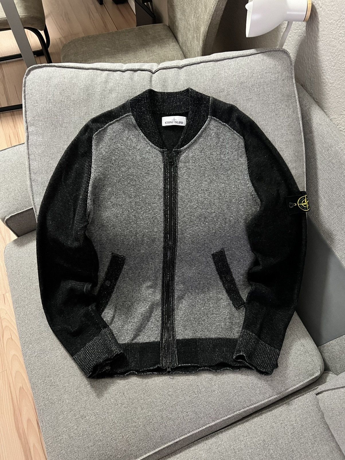 Stone Island Rare Stone Island Bomber Sweater Size US L / EU 52-54 / 3 - 1 Thumbnail