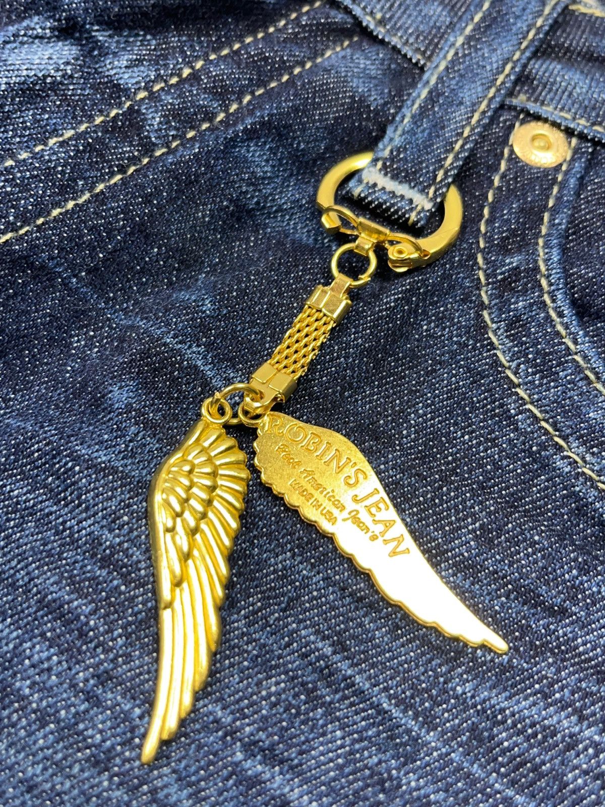 Robins Jeans Vintage y2k Robin’s Jean Low Rise Embroidered Jeans Size 26 Size 26" / US 2 / IT 38 - 4 Thumbnail