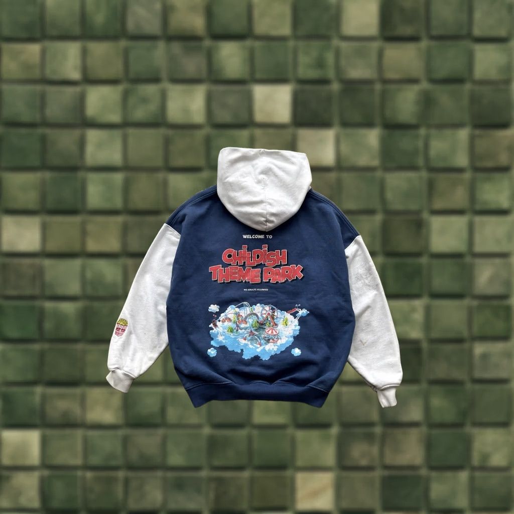 Vintage VINTAGE Childish Theme Park TGF Heavy Hoodie Shirt Mens S Blue Logo 90s Art Cars City Hip Hop USA Y2K Rare Pullover Size US S / EU 44-46 / 1 - 1 Thumbnail