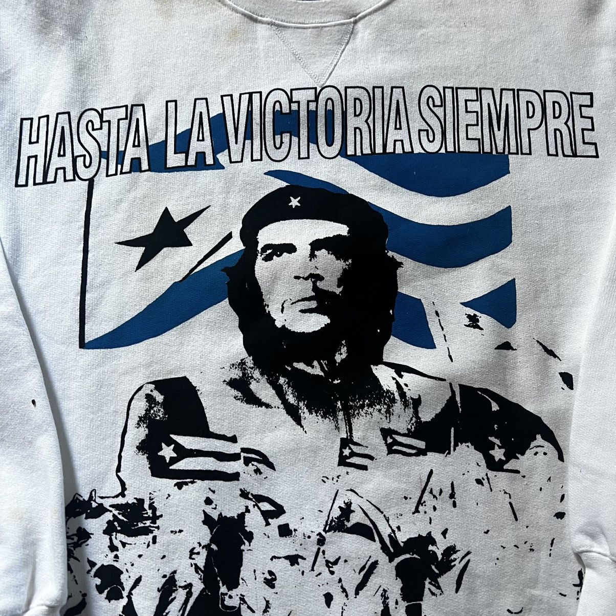 Vintage Vtg Hasta la Victoria Siempre Crew Neck Size US M / EU 48-50 / 2 - 3 Thumbnail