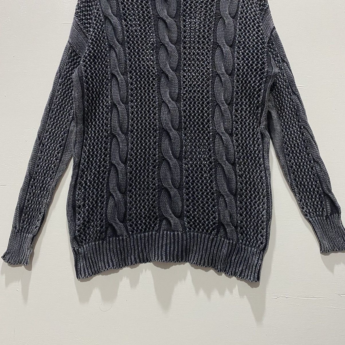 Homespun Knitwear × Japanese Brand One Way Crochet Cable Knitwear Size M / US 6-8 / IT 42-44 - 5 Thumbnail