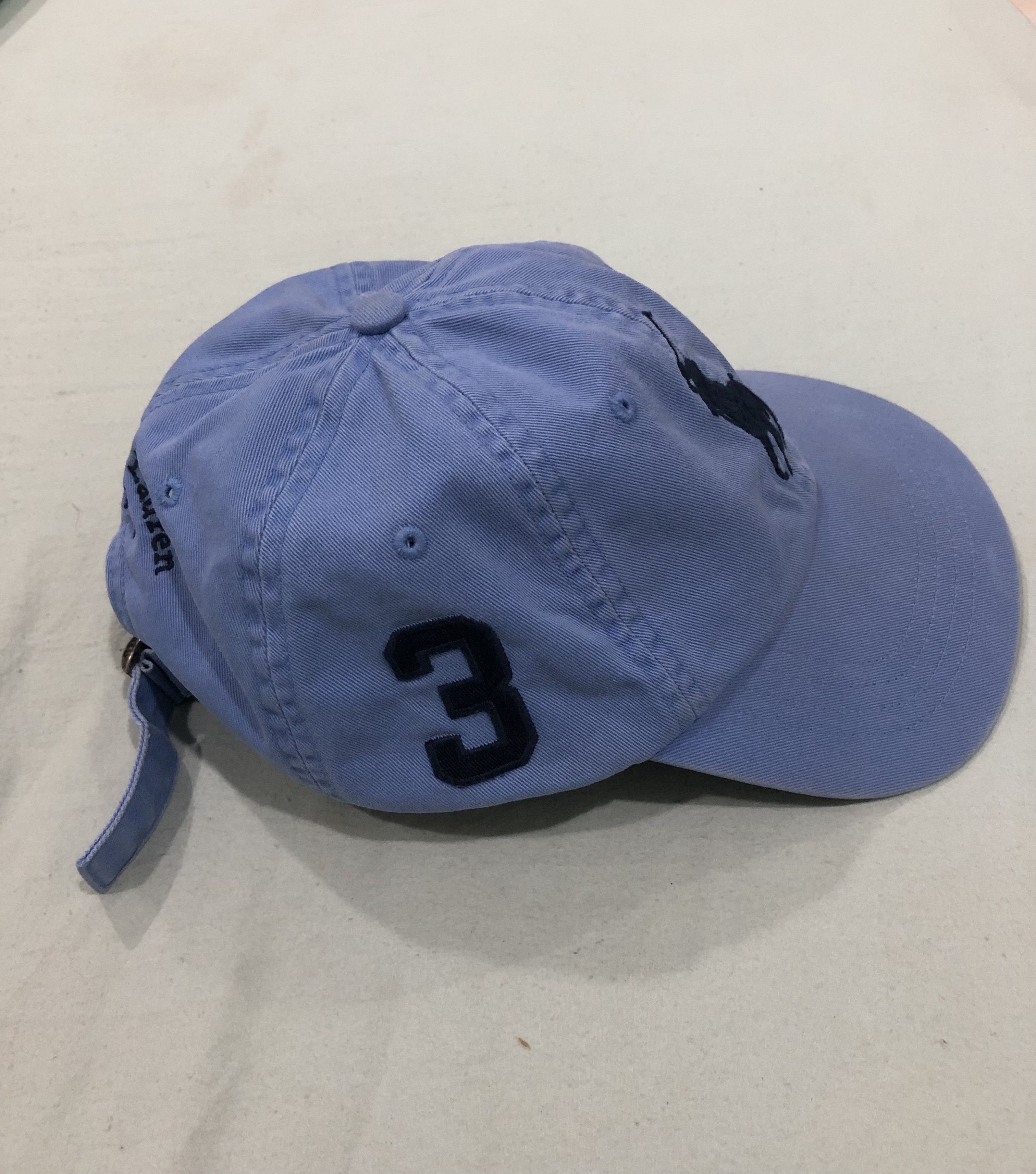 Designer × Polo Ralph Lauren × Vintage Vintage Polo Ralph Lauren No 3 Cap Size ONE SIZE - 2 Thumbnail